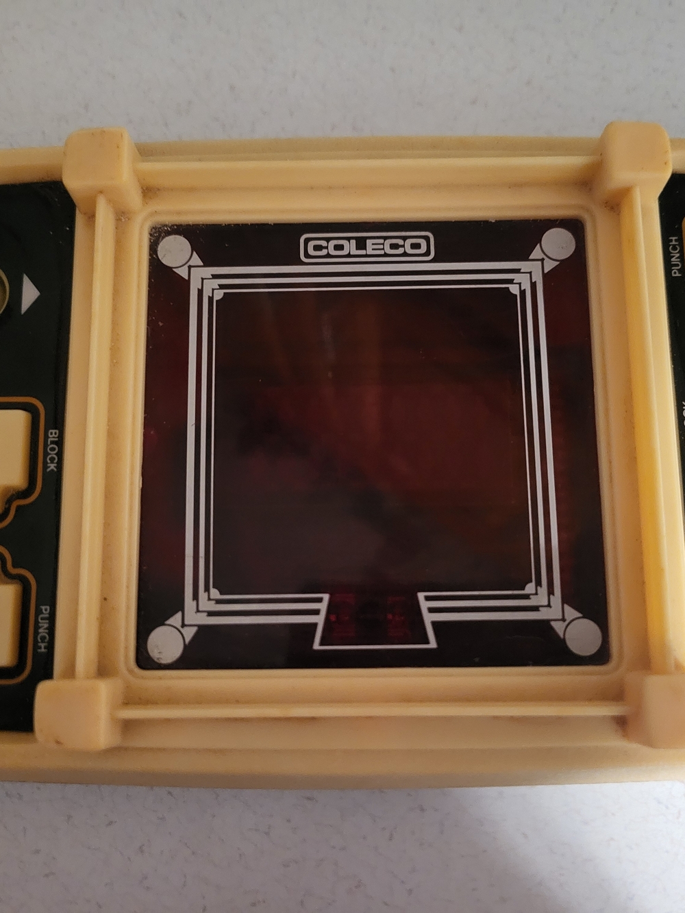 Vintage 1981 Coleco Head To Head Boxing Electronic Handheld Game, Works